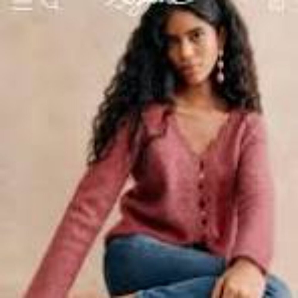 Sezane Anaelle Cardigan Rosewood